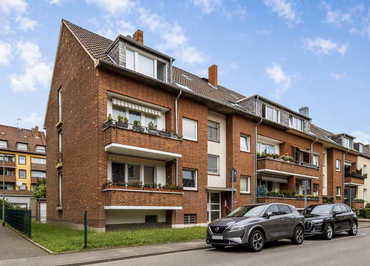 Mehrfamilienhaus aus dem Wohnungsbestand in Duisburg – Beispiel für eine vermietete Eigentumswohnung